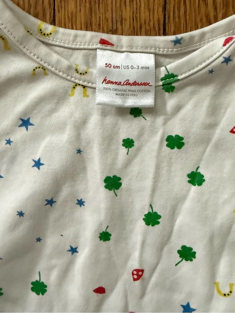 Hanna Andersson Colorful Lucky Motif Sleep Sack - Size 0-3 Months